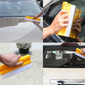 

Car Silicone Water Wiper Soap Cleaner Scraper Blade Squeegee Car Vehicle Windshield Window Washing Cleaning Accessories