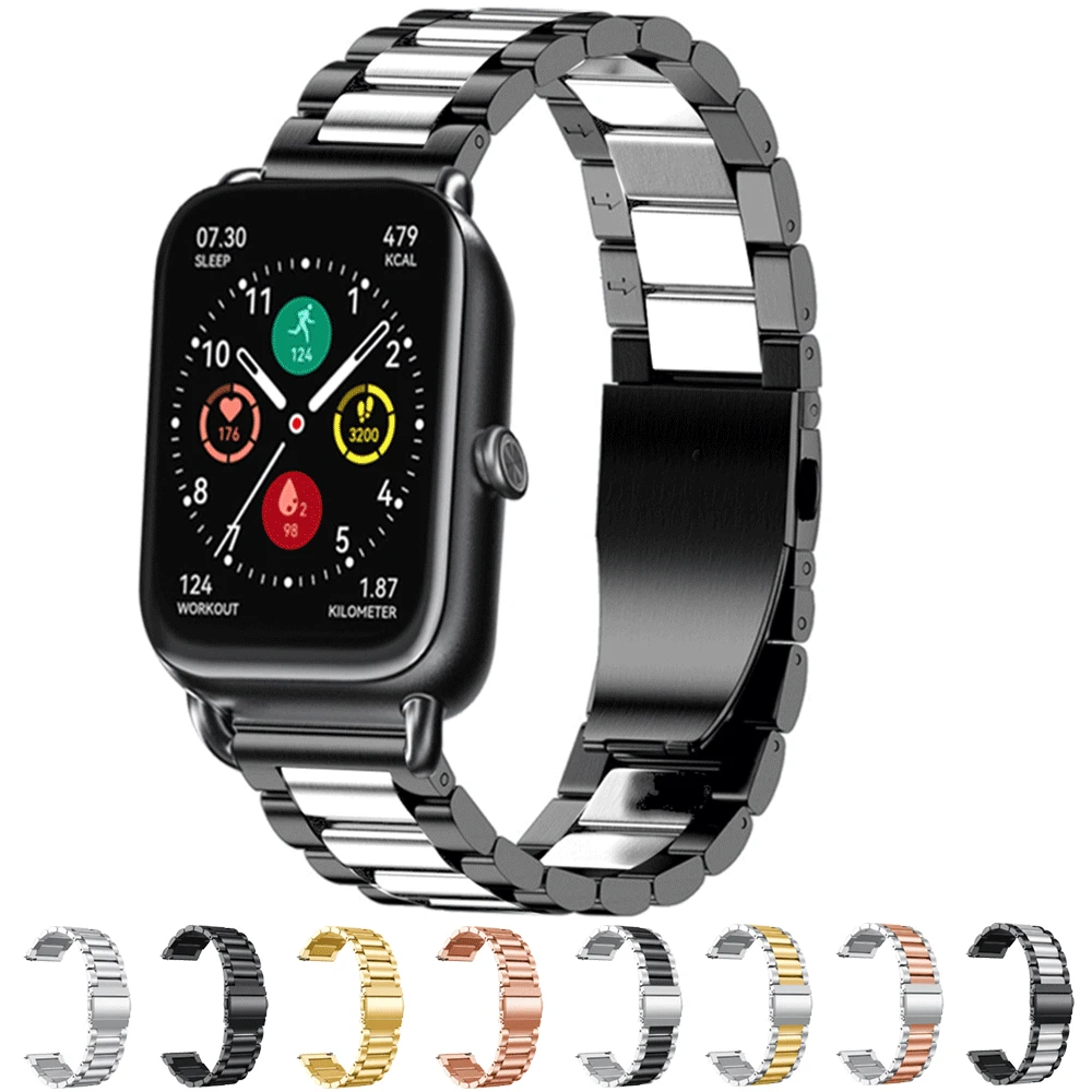 

Stainless Steel Strap Bracelet for Haylou RS4 Plus RT 2 Watch Band GST LS02 Metal Wrist Belt Accessories