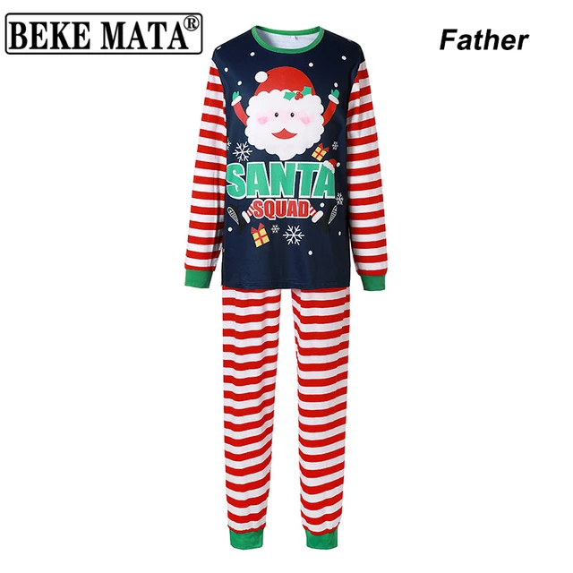 Семейная сочетающаяся Рождественская Пижама 2020 зимняя одежда