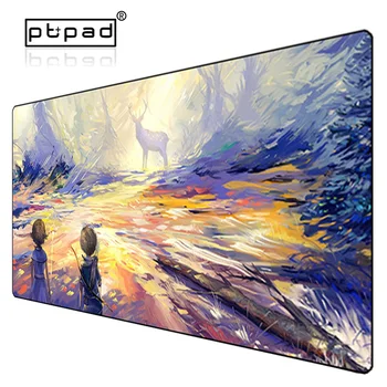 

Large Oil Painting Locking Edge Art Gaming Desktop Mousepad Keyboard Computer Anime Desk Cushion Tablet Notebook Mouse Pad Mats