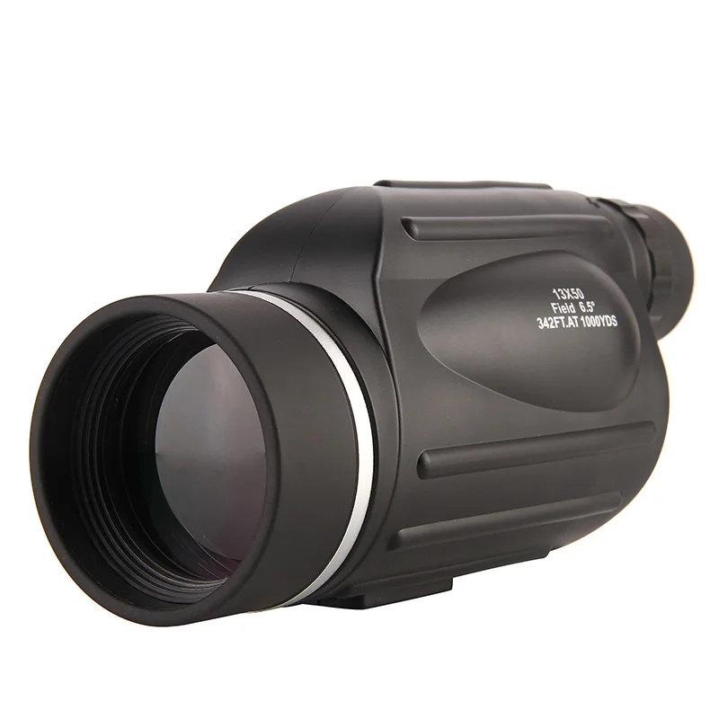 

TOP!-13X50 Single Tube Hd Telescope Waterproof Big Eyepiece Rangefinder Binoculars With Sub-Line Measuring Phone Camera