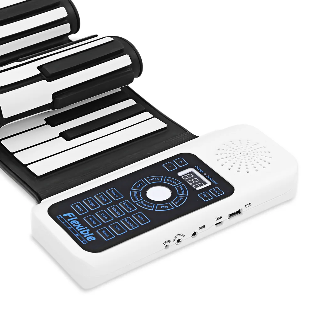  Hand roll electronic piano 88 keys thickened keyboard beginner hand roll keyboard hand roll piano