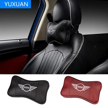 

Car Memory cotton headrest Seat Neck Pillow For MINI COOPER S F54 F56 F60 R56 R60 car accessories interior styling Accessories