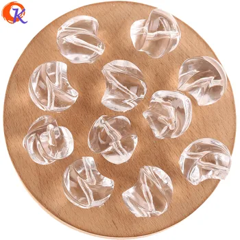 

Cordial Design 21x21mm 128Pcs Acrylic Beads/Jewelry Accessories/Clear Beads/Irregular Twist Shape/Hand Made/Earring Findings