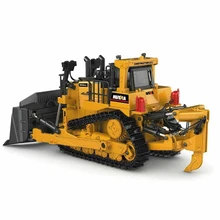 1/50 alta simulação diecast metal rastreador bulldozer engenharia modelo de carro educacional crianças brinquedo para meninos crianças presente aniversário