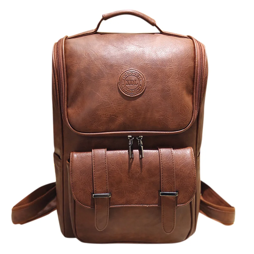 Модный мужской рюкзак, мужские рюкзаки для подростков, роскошные дизайнерские рюкзаки из искусственной кожи, мужские рюкзаки высокого качества для путешествий