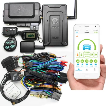 

Russia Version TW9030 GSM Alarm Two way car alarm Mobile phone control car GPS upgrade gsm anti-theft system Auto Engine Start
