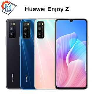 Huawei Enjoy Z 5G Mobile Phone 6.5 inch 6GB RAM 64GB ROM MT6873 Octa Core Android 10 Fingerprint ID 4000mAh Smartphone latest huawei cell phone