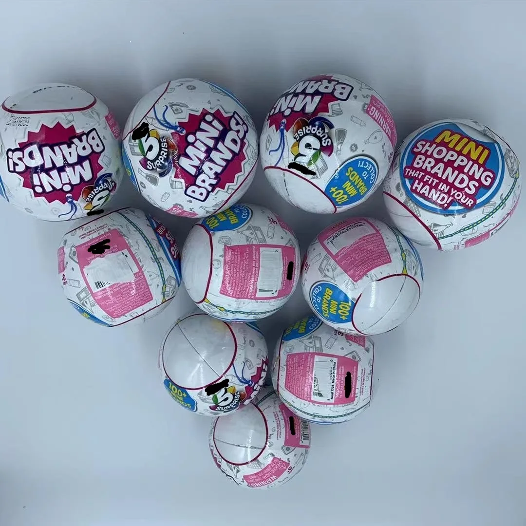 5 Surprise Mini Brands Mystery Capsule Real Miniature Brands Collectible Toy Ball Bundle Anime Figure Toys Surprise Kids 5