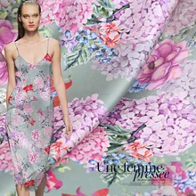 108 см широкая печатная китайская шелковая ткань 19 мм цифровой струйный Шелковый стрейч атласная ткань рубашка платье ткань шелковая ткань