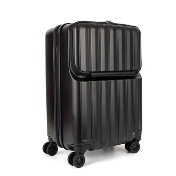 

carry on suit case with computer bag cabin size PC trolley case 19 inch with universal wheel and coded TSA lock lightweight