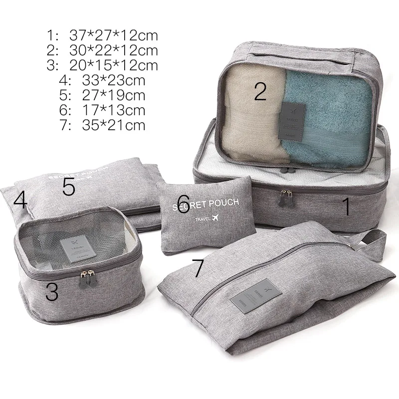 luggage set with toiletry bag