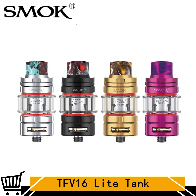 Оригинальный бак SMOK TFV16 Lite 5 мл электронная сигарета вейп-атомайзер двойная сетка