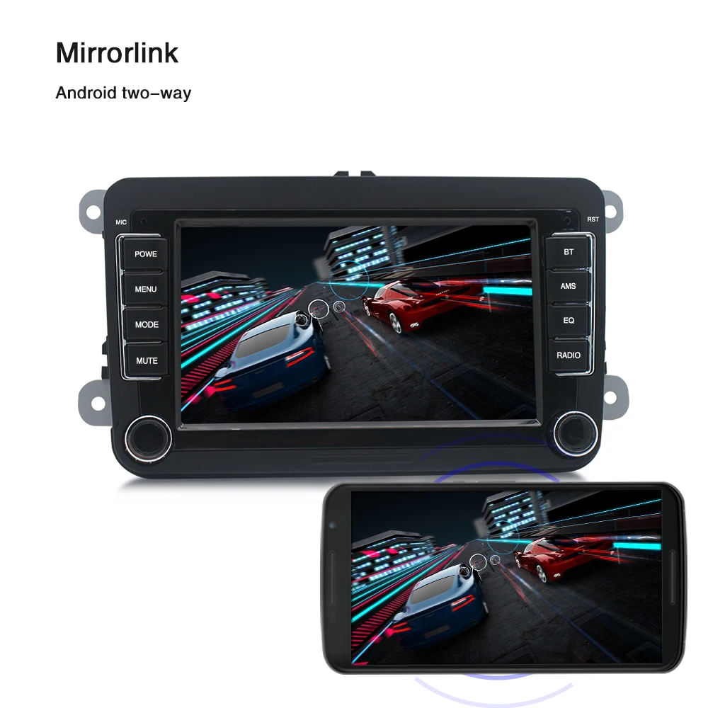 2 Din автомагнитола для Фольксваген Гольф 5 " Авто Радио Стерео MirrorLink камера заднего вида авторадио радио Coche Bluetooth FM