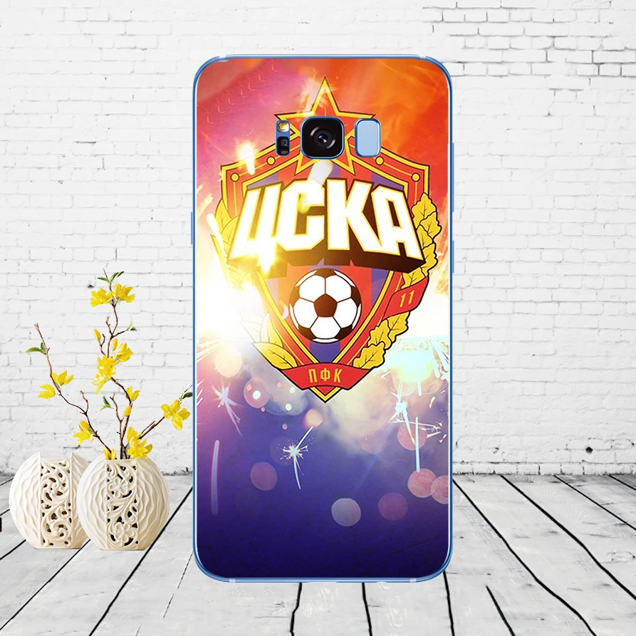 13 105DD пфц ЦСКА Москву Мягкий силиконовый чехол для Samsung Galaxy S6 S7 edge S8 S9 S10 plus A70 A50 чехол - Цвет: 13