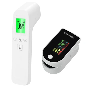 

BT Version Fingertip Pulse Oximeter Finger Oxymeter Oximetro pulso OLED Display SPO2 PR PI RR monitor +Thermometric Instrument