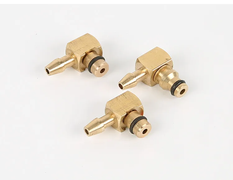 6 Cylinder Diesel Injector Flow Meter Adaptor Set Common Rail Leak Off Tester Common Rail