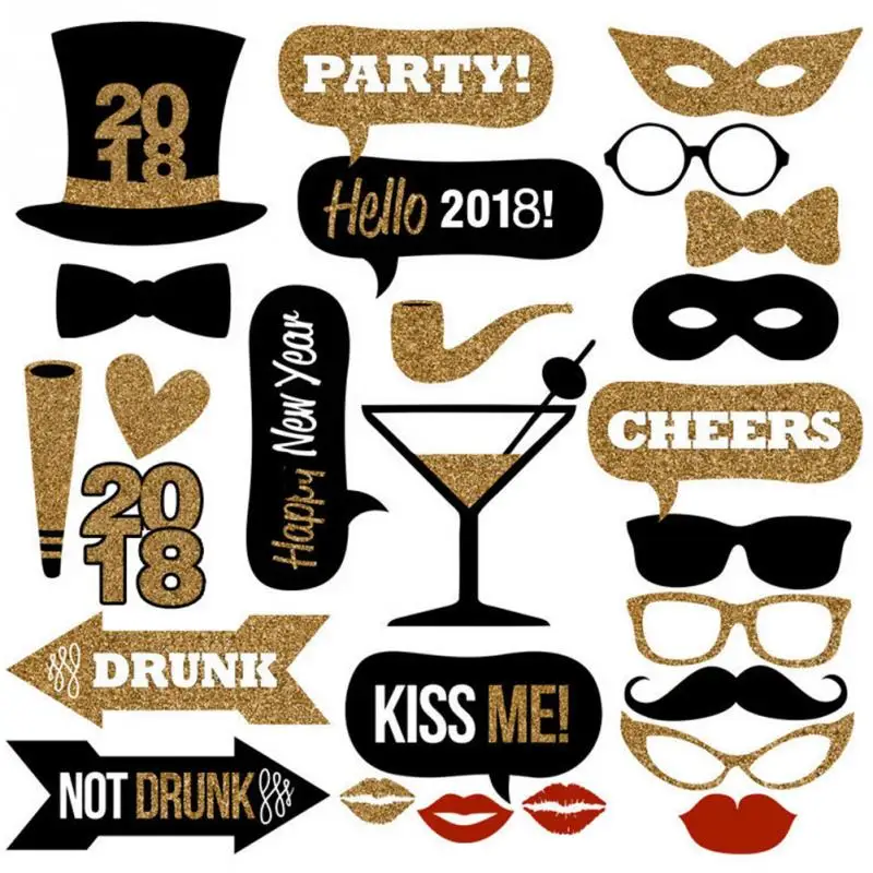 1set 26PC Wedding Photo Booth Props Bride To Be Funny Decor Married Graduation Baby Shower | Дом и сад