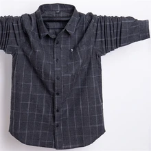 Мужская рубашка ARCSINX, размер d, 4XL, 5XL, 6XL, осенняя рубашка с длинным рукавом, мужская повседневная хлопковая клетчатая рубашка размера плюс, 7XL, Мужская блузка