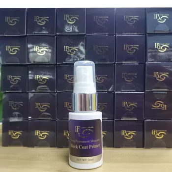 

50bottles IB Black Coat Primer Semi Permanent Mascara Korea Original Professional Eyelash Extensions glue Mist Spray Primer 20ml