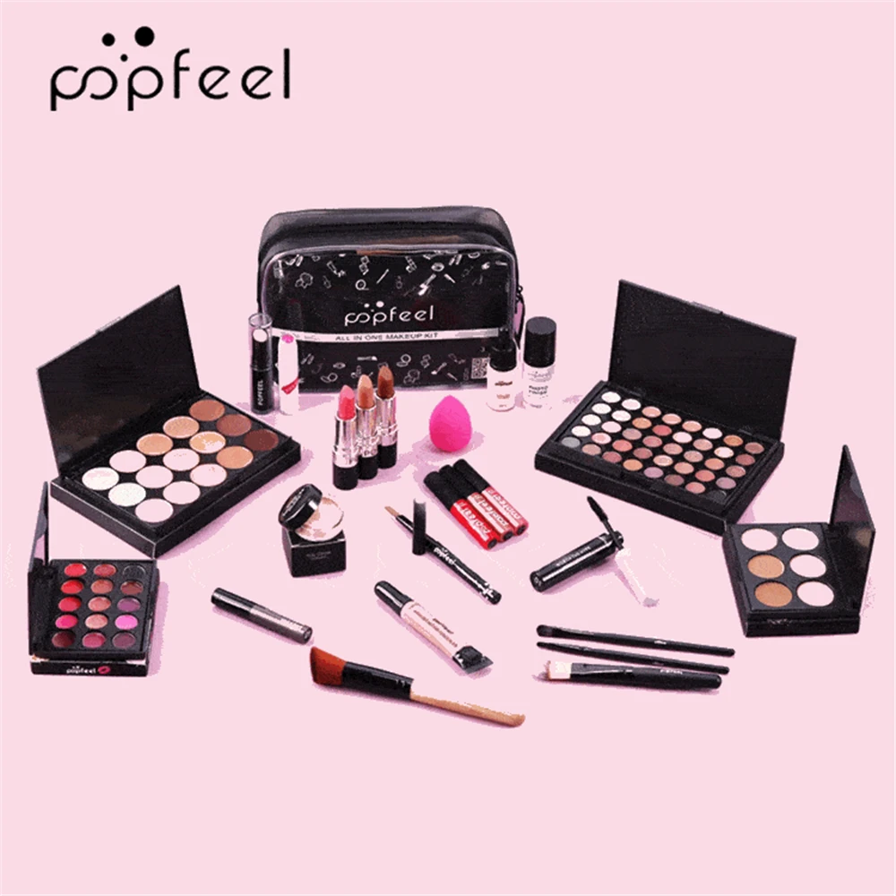 POPFEEL все в одном полный Профессиональный набор для макияжа девочек (KIT003) | Красота