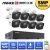 ANNKE 8CH FHD 5MP POE Network Video Security System H.265+ 6MP NVR With 8X 5MP Weatherproof Video Surveillance Cameras IP Camera ► Photo 1/6