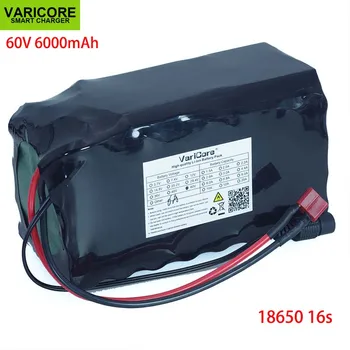 

VariCore 16S2P 60V 6Ah 18650 Li-Ion Akku 67,2 V 6000mAh Ebike Elektrische fahrrad Roller mit 20A entladung BMS 1000Watt