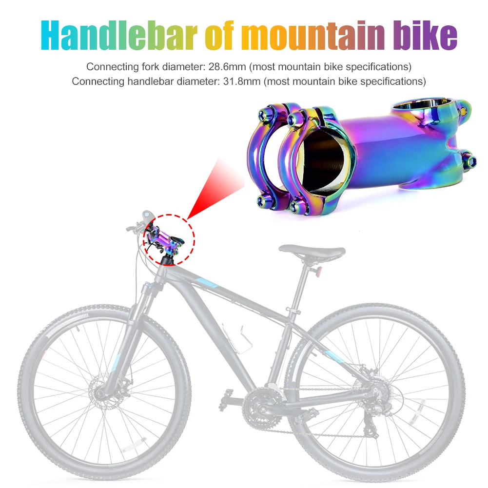 Potence Vtt Riser De Tige De Vélo De Montagne De Route Plus Moins 20