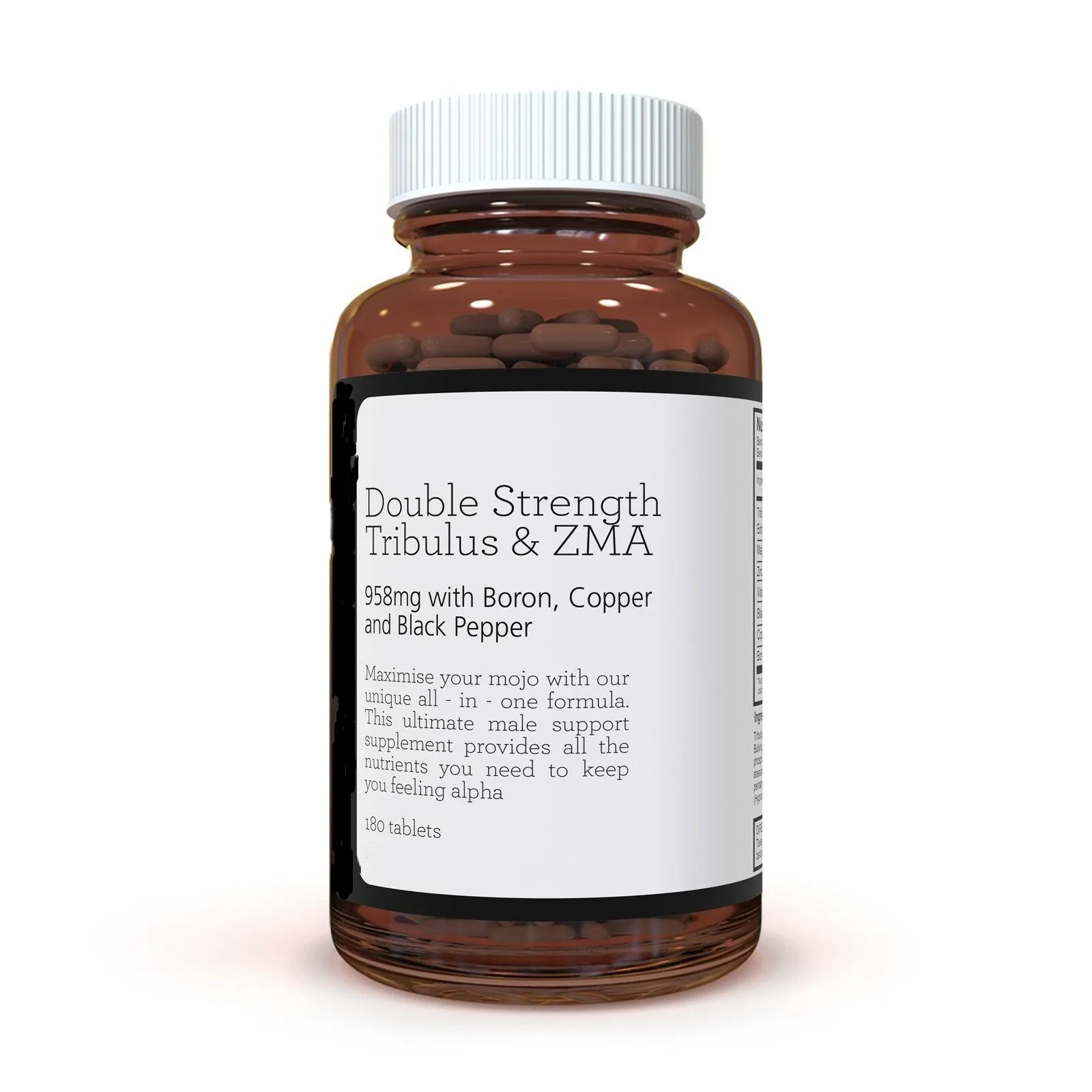 

Double Strength Tribulus and ZMA 958mg x 180 Grain/bottle
