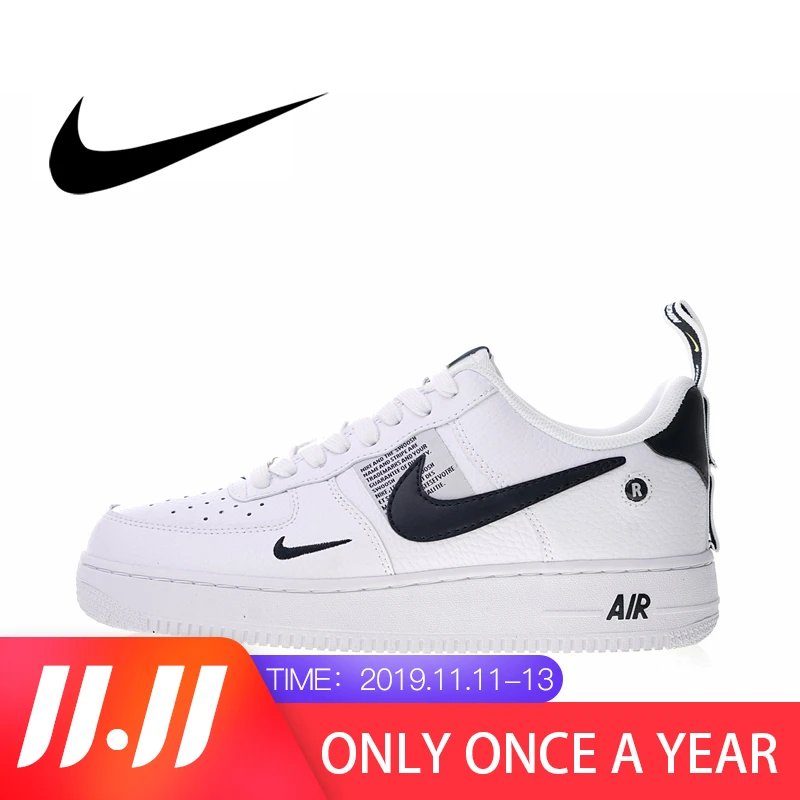 Imitación Engañoso En la mayoría de los casos Original auténtico Nike Air Force 1 07 LV8 paquete utilitario zapatos de  skate para hombre zapatillas transpirables de calidad 2018 nueva llegada| |  - AliExpress