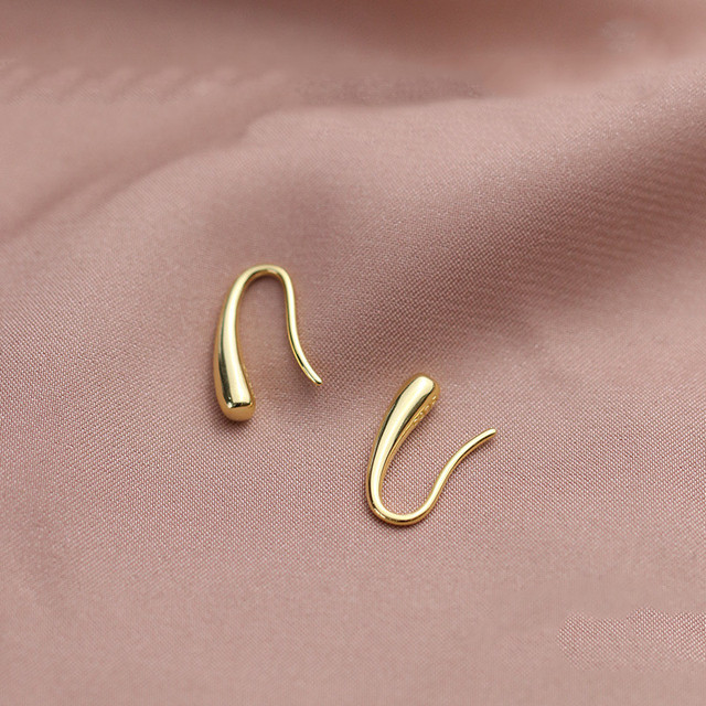 Water Drop Earrings Silver Color Small Cute Earring For Women Raindrop Dangle Earrings  Fashion Jewelry Girl Gifts