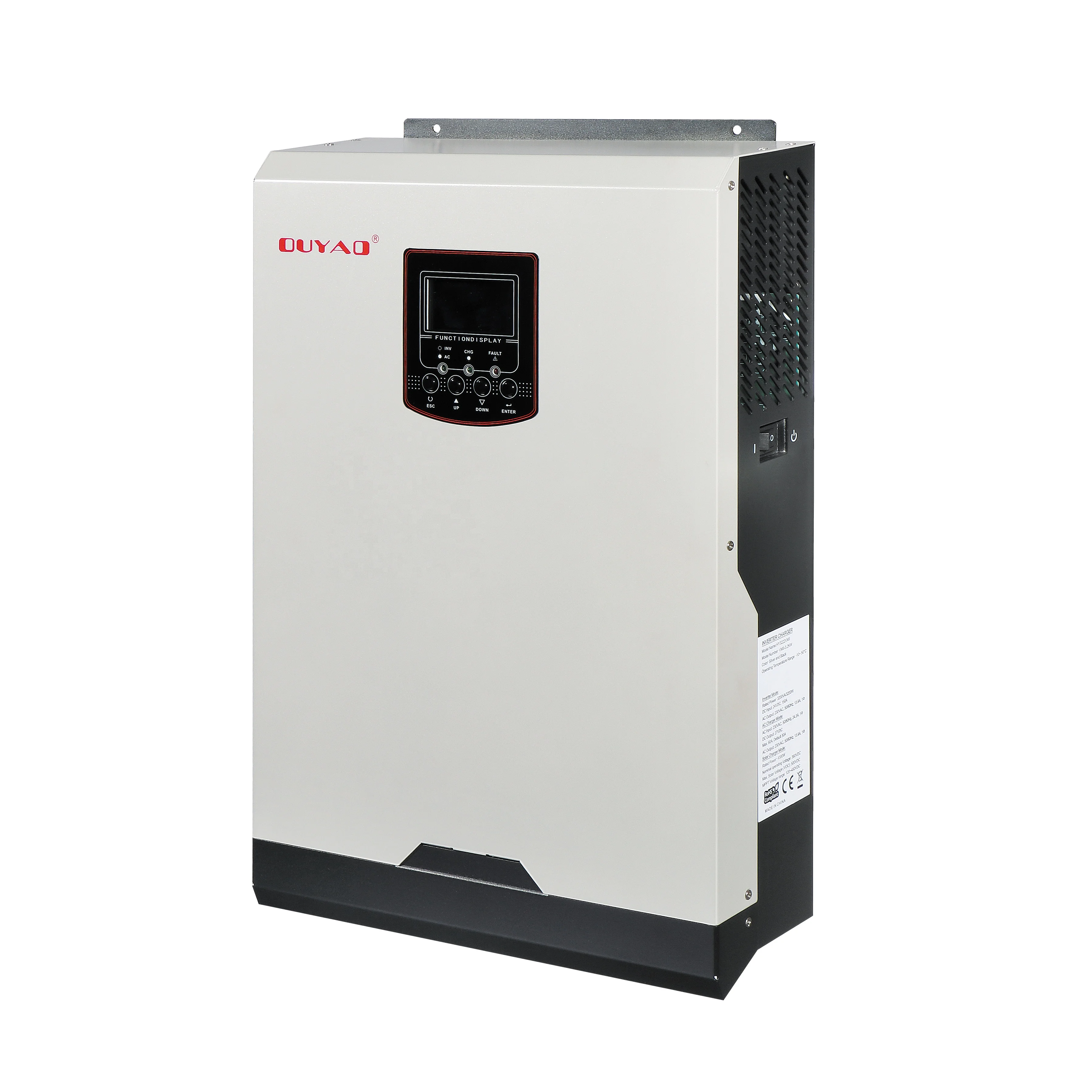 5Kw 48Vdc 230Vac Ibrido Off Grid Inverter Solare + 80A Mppt Caricabatterie Solare 5Kw Inverter Solare