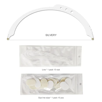 

Carbon Paper Measuring Tool Thread Semi Permanent Bow Ruler Microblading Mapping Safe Dyeing Liners Eyebrow Positioning Make Up