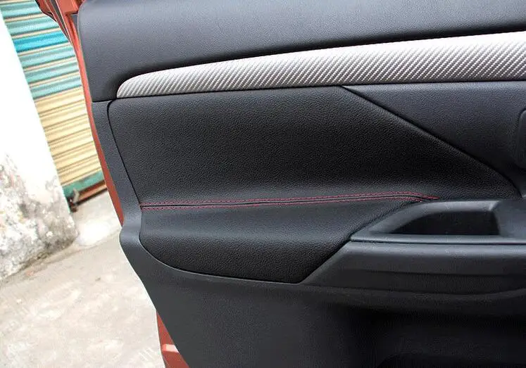 Для Mitsubishi Outlander 2014 2015 2016 2017 2018 4 шт. интерьер автомобиля мягкая микрофибра кожаная
