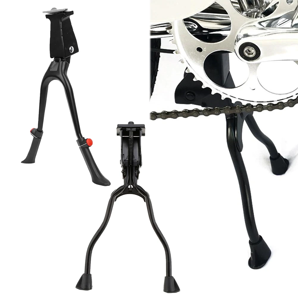 

Bicycle Kick Stand Road Bike Kickstand Heavy Duty Adjustable Mountain Bike Bicycle Cycle Prop Side Rear Parking Rack