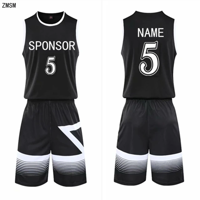 US $16.49 Youth Adult Basketball Jerseys Set Men Sports Suit Basketball Uniform Training Shirts Shorts Kit Te