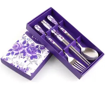 

150pcs 50set Stainless Steel Fork Set Metal Tableware Wedding Gift Souvenirs