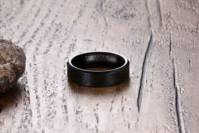 Meaeguet 6MM Wide Rock Men Rings Jewelry Pure Tungsten Carbide Engagement Wedding Rings for Men Rings Jewelry (9)