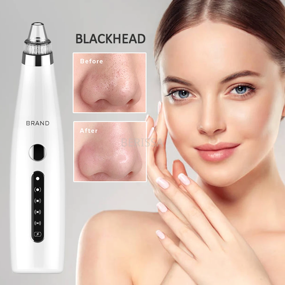 

Portable Electric Blackhead Remover Face Skin Vacuum Pore Cleaner Suction Acne Pimple Removal Tool Face Deep Cleansing BeautyKit