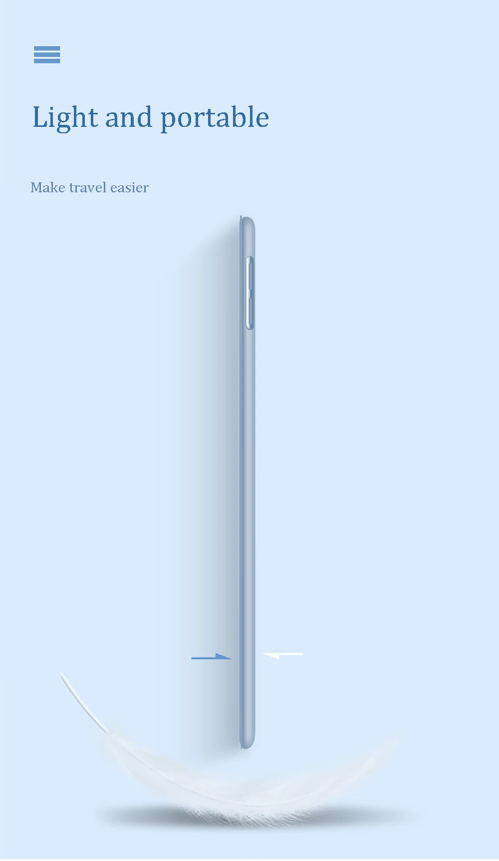 С держателем карандаша чехол для iPad 10,2 дюймов умный чехол мягкий силиконовый защитный чехол Авто сон/Пробуждение крышка модель A2197