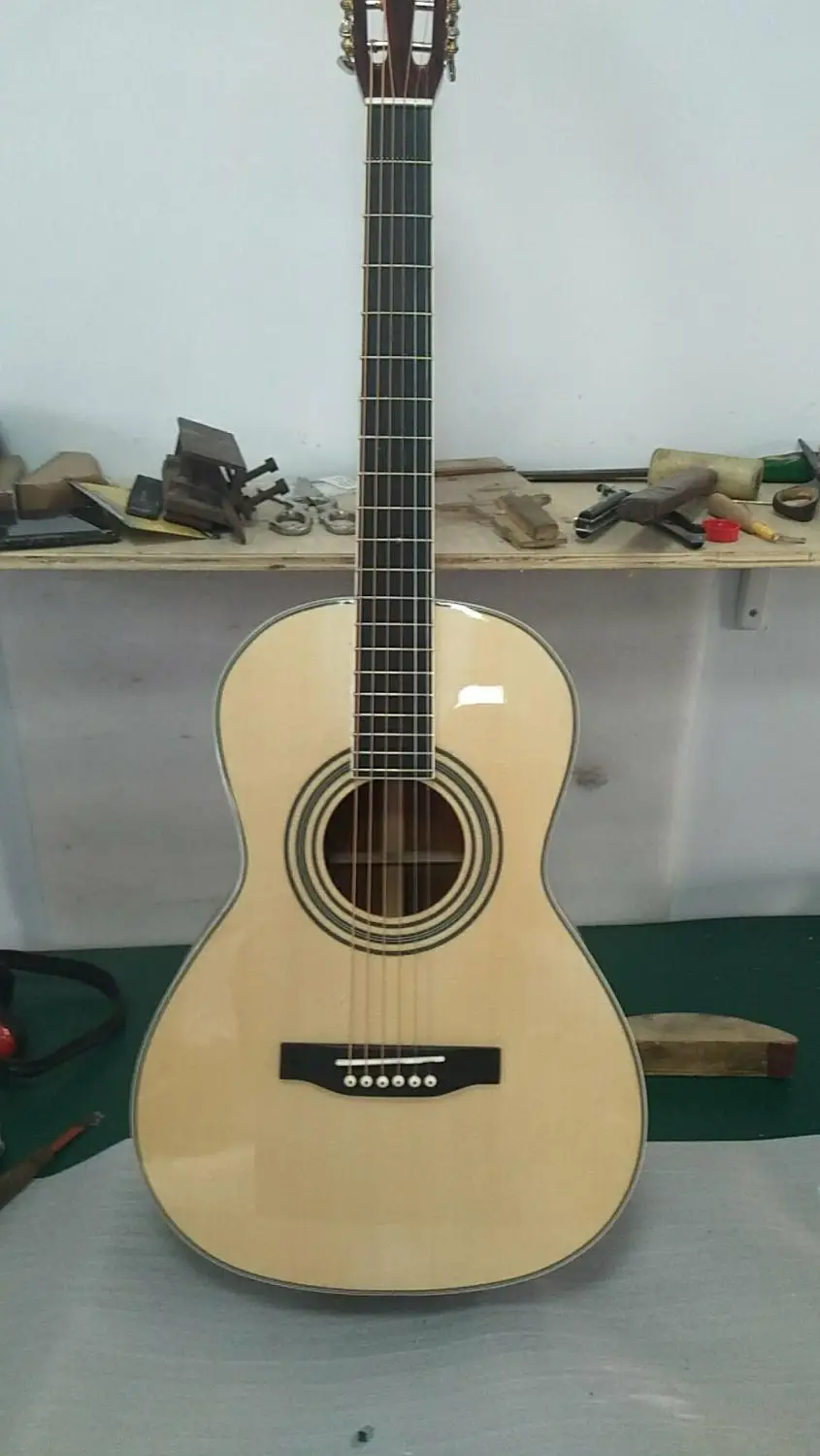 Бесплатная доставка AAAA полностью твердая Акустическая Электрогитара cocobolo wood custom