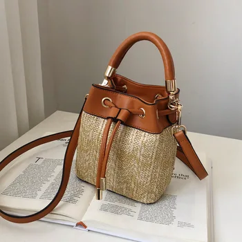 

Women's Bags 2020 New Bucket Bag Fashion Handling Hand Bag Shoulder Shoulder Bag