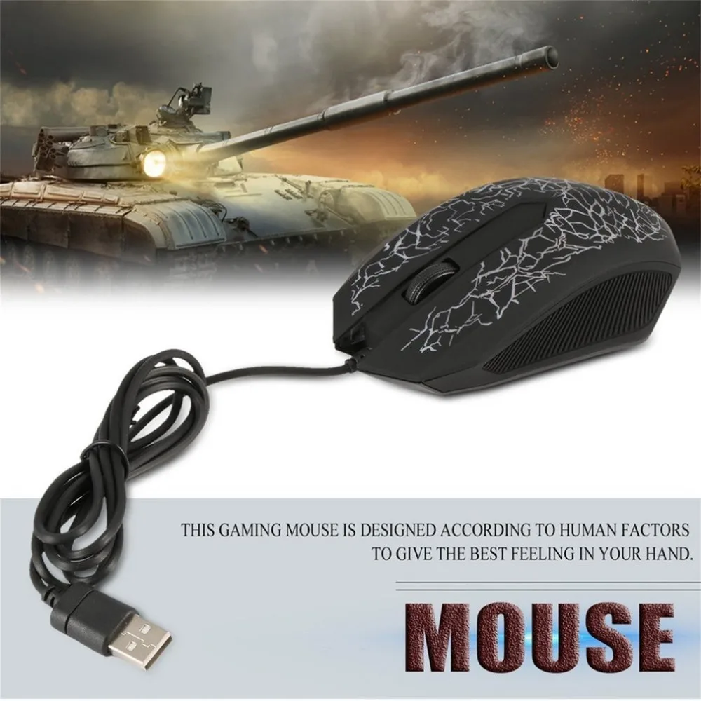 Проводная игровая мышь 3200 dpi светодиодный оптический 3 кнопки 3D USB Pro геймерские Компьютерные Мыши для ПК регулируемая, USB, Проводная компьютерная мышь