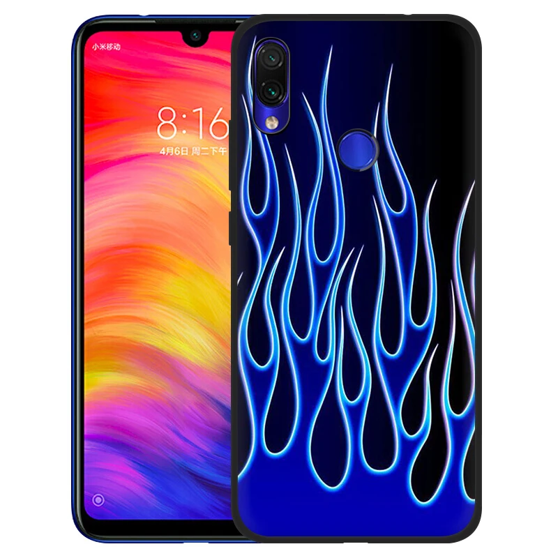 EWAU художественная личность пламя силиконовый чехол для телефона для Xiaomi Redmi 8A 4A 4X5 plus 5A 6 pro 6A 7 7A S2 GO K20 pro - Цвет: B2