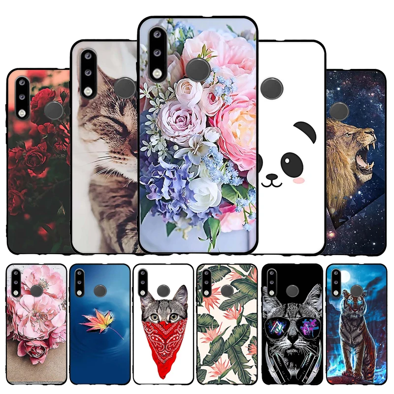 Чехлы 6 15 дюйма для Huawei P30 Lite силиконовый чехол с милым котом и аниме LX1M L01A телефона