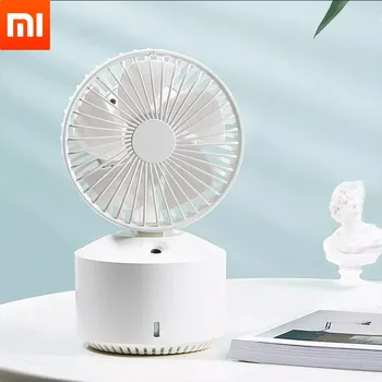 

Original Xiaomi Wellsmart desktop spray fan air conditioner minimum stand with night light USB water cooling fan 2000MA