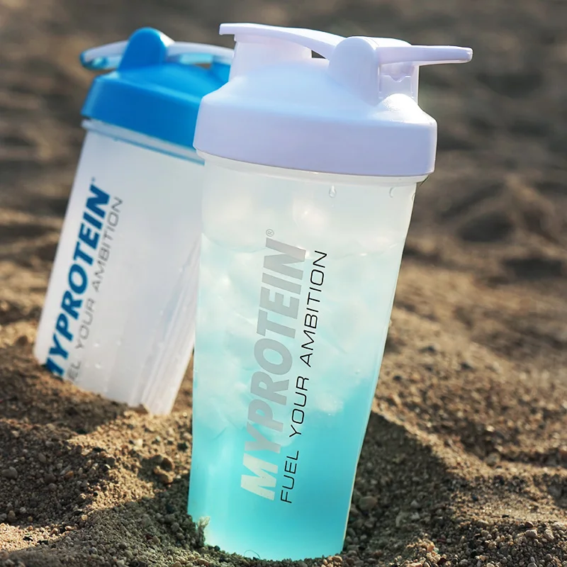 600 мл Спортивная бутылка для воды BPA Free Tritan пластиковая чашка для воды протеиновый шейкер портативный герметичный Открытый путешествия бутылки