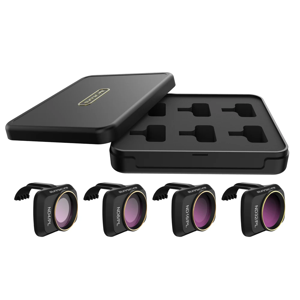 Sunnylife фильтр объектива камеры MCUV ND4 ND8 ND16 ND32 CPL ND/PL фильтры для Mavic Mini - Цвет: 4pcs ND-PL filter