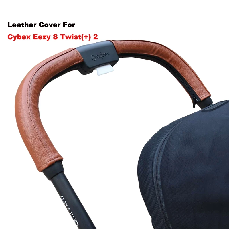 Stroller Handlebar Cover Leather Handle Cover for Cybex Eezy S Twist（+） 2 Stroller Pram