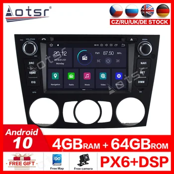 

Android 10.0 4+64GB PX6 Car DVD player Six core CPU For BMW E90 E91 E92 E93 car Multimedia Player Auto radio Tape Recorder